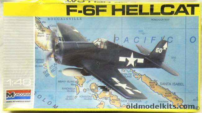 Monogram 1/48 Grumman F6F-5 Hellcat, 5211 plastic model kit